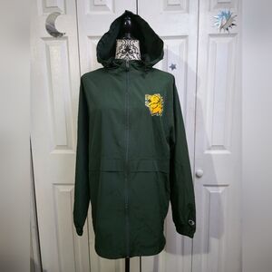 EUC Vintage Champion Missouri Southern Hooded Full Zip Windbreaker Jacket Sz Med